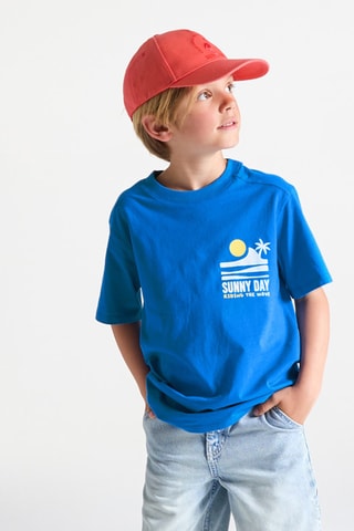 Camiseta - Azul - Okaidi