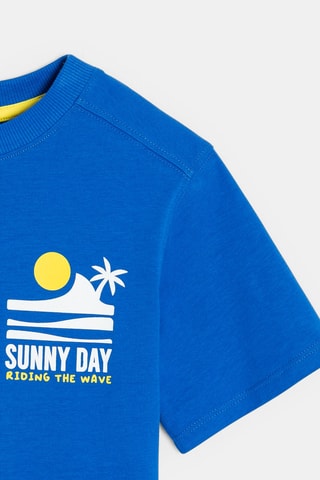 Camiseta - Azul - Okaidi