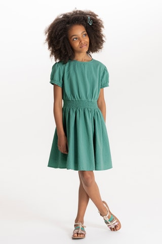 Vestido evasé - Verde - Okaidi