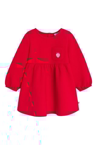 Vestido y leggings - Rojo y blanco - Obaibi