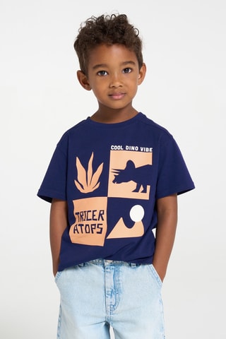 Camiseta - Azul marino - Okaidi