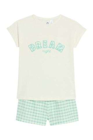 Pijama - Blanco y verde - Okaidi