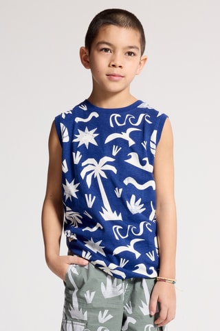 Camiseta de tirantes - Azul - Okaidi