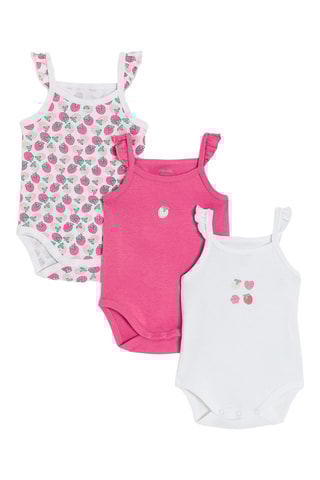 3 bodis sin mangas - Rosa - Obaibi