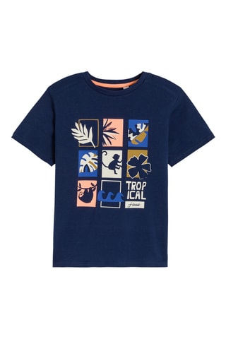 Camiseta - Azul marino - Okaidi