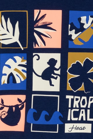 Camiseta - Azul marino - Okaidi