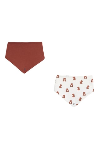 2 baberos - Marrón - Obaibi