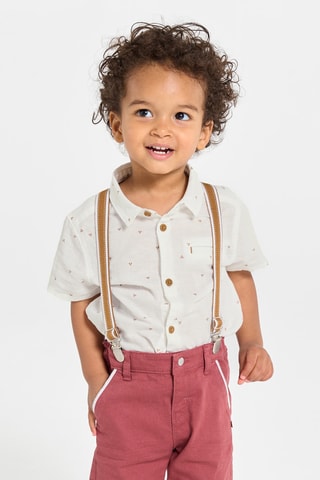 Camisa de lino - Blanco - Obaibi