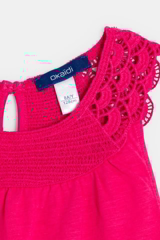 Camiseta de tirantes - Rosa - Okaidi