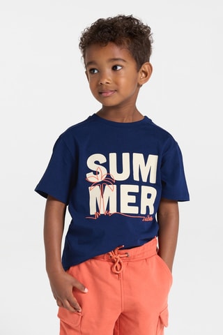 Camiseta - Azul - Okaidi