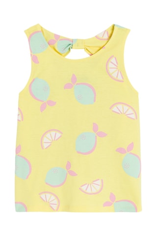 Camiseta de tirantes - Amarillo - Okaidi