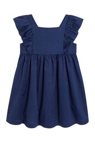 Vestido avolantado - Azul marino - Okaidi