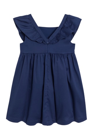 Vestido avolantado - Azul marino - Okaidi