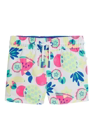 Bañador corto - Blanco - Obaibi