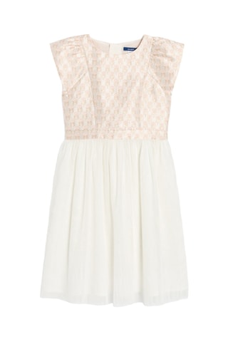 Vestido trapecio - Blanco - Okaidi