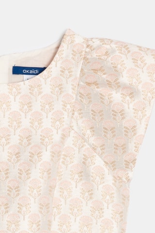 Vestido trapecio - Blanco - Okaidi