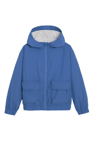 Cortavientos con capucha - Azul - Okaidi