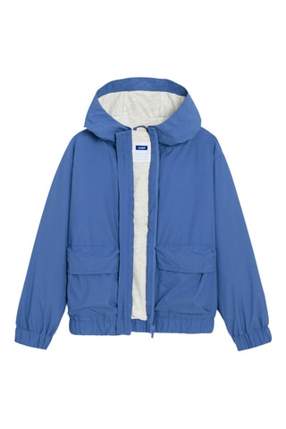Cortavientos con capucha - Azul - Okaidi