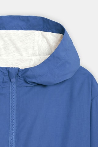 Cortavientos con capucha - Azul - Okaidi