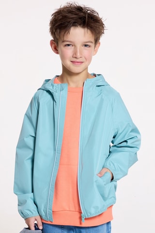 Cortavientos con capucha - Azul claro - Okaidi