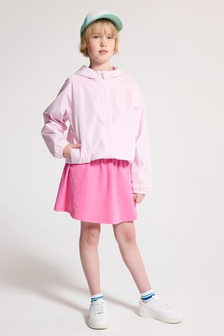 Cortavientos con capucha - Rosa pastel - Okaidi