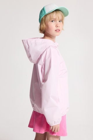 Cortavientos con capucha - Rosa pastel - Okaidi