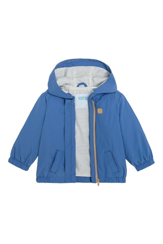 Cortavientos con capucha - Azul - Obaibi