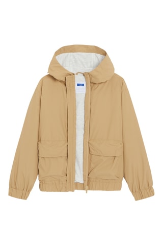 Cortavientos con capucha - Beige - Okaidi