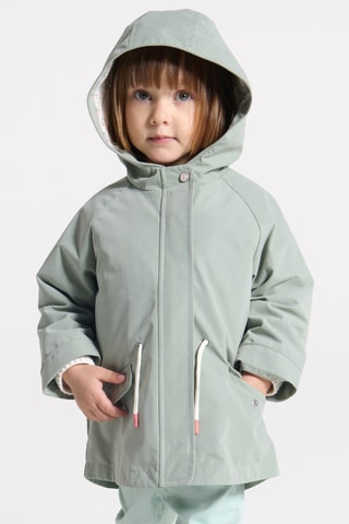 Parka con capucha - Verde salvia - Obaibi