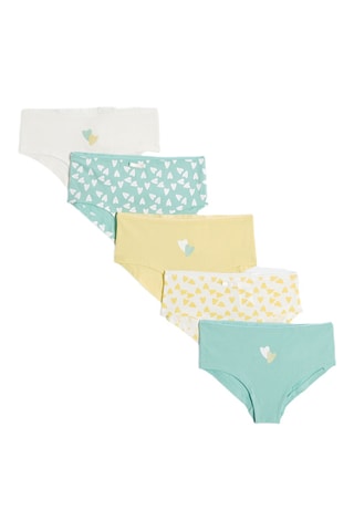 5 bragas - Verde - Okaidi