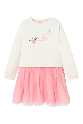 Vestido sudadera - Rosa - Kidiliz