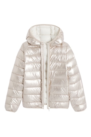 Anorak con capucha - Beige metalizado - Okaidi