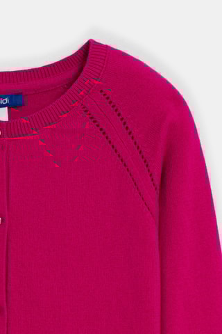 Cárdigan - Rosa fucsia - Okaidi