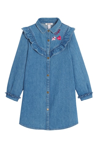 Vestido camisero - Azul - Kidiliz