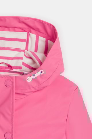 Impermeable con capucha - Rosa - Okaidi