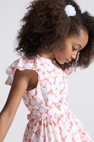 Vestido corto - Blanco - Okaidi