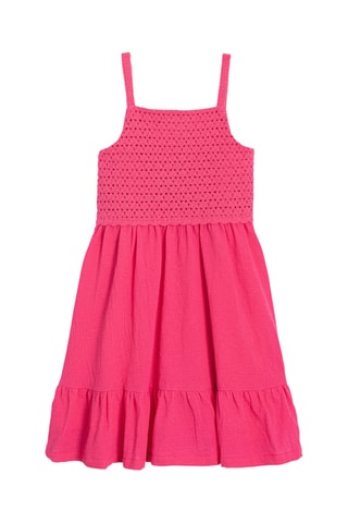 Vestido avolantado sin mangas - Rosa - Okaidi