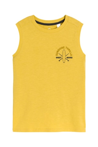 Camiseta de tirantes - Amarillo - Okaidi