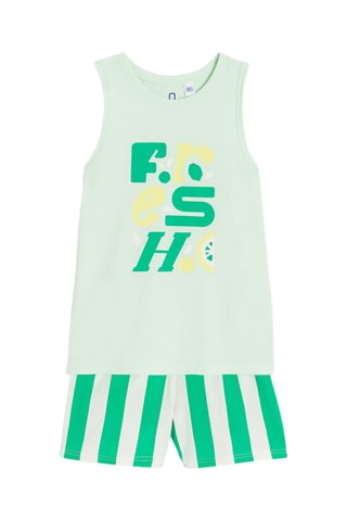 Pijama - Verde claro y verde - Okaidi