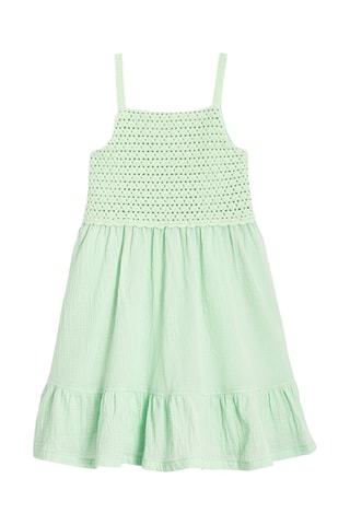 Vestido avolantado sin mangas - Verde pastel - Okaidi