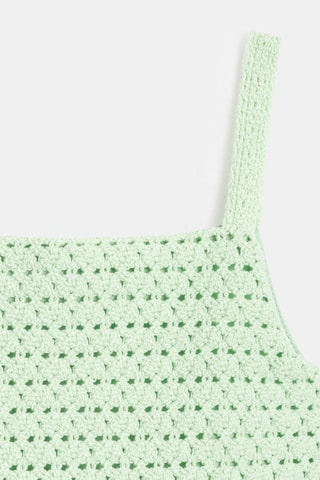 Vestido avolantado sin mangas - Verde pastel - Okaidi