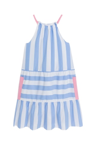 Vestido trapecio sin mangas - Azul - Okaidi