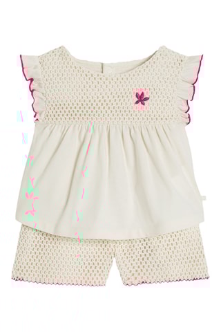 Top y short - Crudo - Obaibi