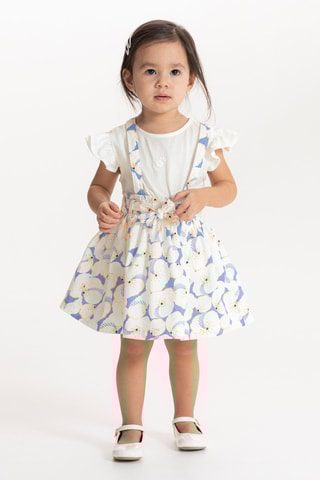 Camiseta y falda - Blanco - Obaibi