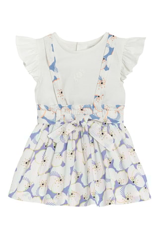 Camiseta y falda - Blanco - Obaibi