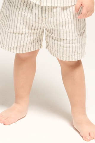 Short de lino - Crudo - Obaibi