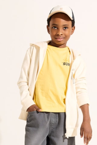 Sudadera con capucha - Beige - Okaidi