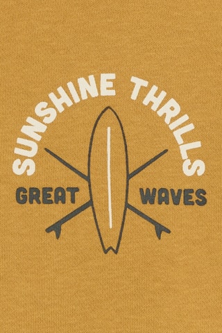 Sudadera con capucha - Mostaza - Okaidi