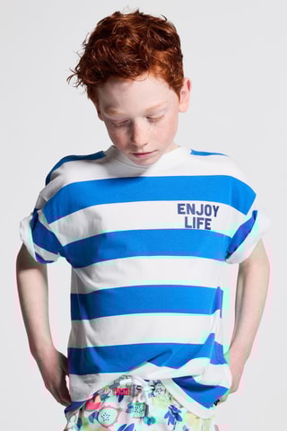 Camiseta - Azul - Okaidi