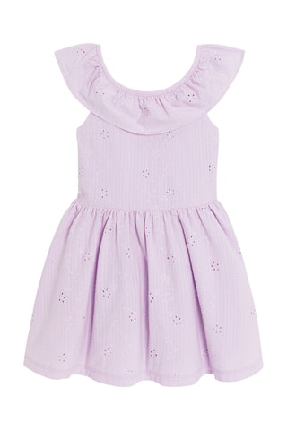 Vestido evasé sin mangas - Lila - Okaidi